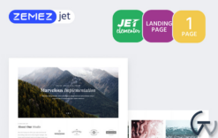 Imagix - Lite Portfolio Jet Elementor Template