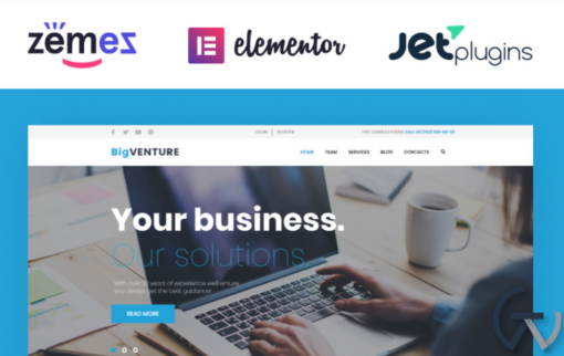 BigVenture Business Consulting Elementor WordPress Theme
