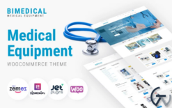 Bimedical- Medical Equipment Responsive WooCommerce Theme
