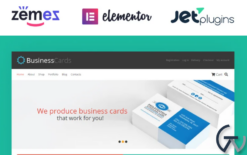 Business Cards Store WooCommerce Theme