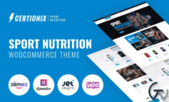 Certionix - Sport Nutrition WooCommerce Theme