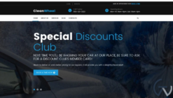 CleanWheel Car Wash WordPress Theme