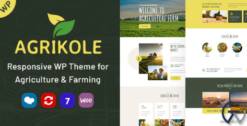 Agrikole | WordPress Theme for Agriculture Farms 1.10