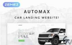 Automax - Car Landing Responsive Elementor WordPress Theme