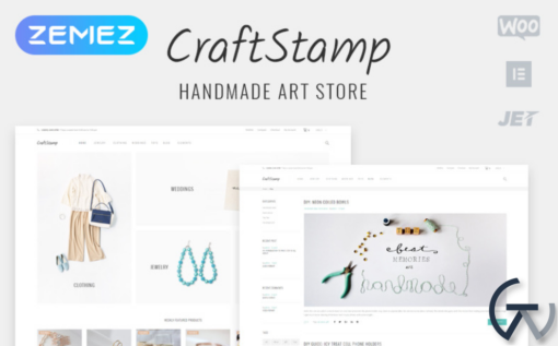Craftstamp Handmade Art Store Elementor WooCommerce Theme