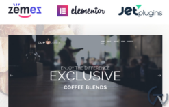 Cup o' Java - Coffee Shop Responsive WordPress Theme