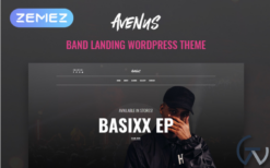 Avenus - Music One Page Modern Elementor WordPress Theme