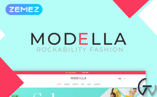 Modella Fashion Store Elementor WooCommerce Theme