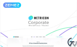 Metricon - Corporate Business Elementor WordPress Theme