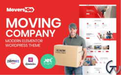 MoversGo - Moving Company Modern Elementor WordPress Theme