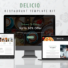 Delicio Restaurant WordPress Template Kit