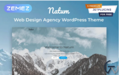 Natum - Web Design Multipurpose Modern Elementor WordPress Theme