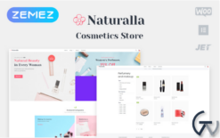 Naturalla - Cosmetics ECommerce Modern Elementor WooCommerce Theme