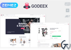 Godeex - Sports Gear ECommerce Modern Elementor WooCommerce Theme