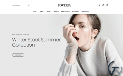 Poveria Fashion Store WooCommerce Theme