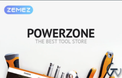 PowerZone - Tools Store Elementor WooCommerce Theme