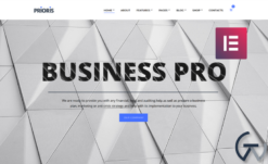 Prioris - Consulting Agency Elementor WordPress Theme