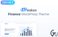 Peakex - Finance Multipurpose Infographic Elementor WordPress Theme