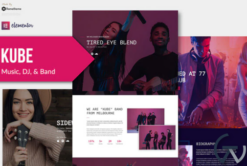 Kube - Music Elementor Template Kit