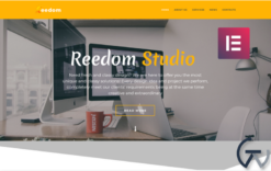 Reedom - Web Design Studio Multipurpose Minimal Elementor WordPress Theme