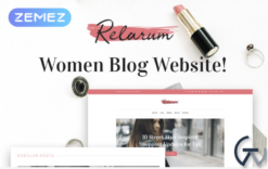 Relarum - Women Blog Multipurpose Classic Elementor WordPress Theme