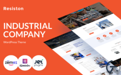 Resiston - Industrial Company Elementor WordPress Theme
