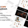 Black Cafe Restaurant Cafe Template Kit
