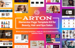 Arton - Beauty & Spa Salon Template Kit