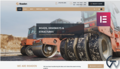 Roaden - Road Construction Elementor WordPress Theme