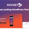 Rocket Mobile App Landing Page WordPress Theme