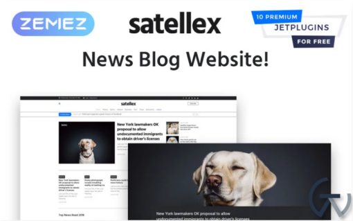 Satellex News Blog Multipurpose Classic WordPress Theme 1