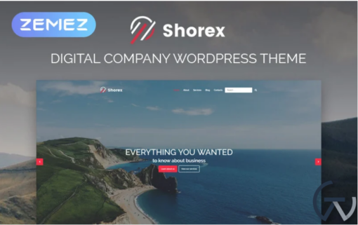 Shorex Digital Multipurpose Modern Elementor WordPress Theme