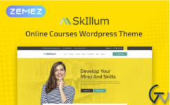 SkIllum - Online Courses Elementor WordPress Theme