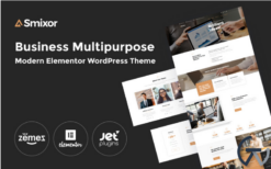 Smixor - Business Multipurpose Modern Elementor WordPress Theme