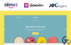 Smoothez - Organic Smoothie Store ECommerce Modern Elementor WooCommerce Theme