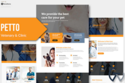 Petto - Vetenary Pet Clinic Template Kit