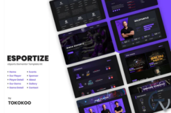 Esportize eSports Elementor Template Kit