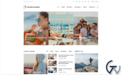 Spontaneo - Personal Travel Blog WordPress Theme