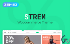 Strem - Sports Store ECommerce Minimal Elementor WooCommerce Theme