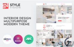 Style Vision - Interior Design Multipurpose Modern Elementor WordPress Theme