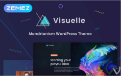 Visuelle - Creative Mondrianism Elementor WordPress Theme