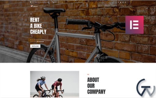 Whelex Bike Rent Multipurpose Modern Elementor WordPress Theme