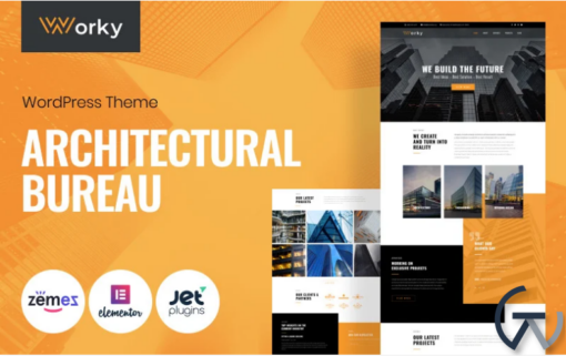 Worky Architectural Bureau Multipurpose Modern Elementor WordPress Theme