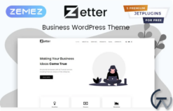 Zetter - Business Multipurpose Black&White Elementor WordPress Theme