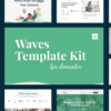 Waves Startup Agency Elementor Template Kit