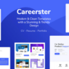 Careerster CV Resume Elementor Templates