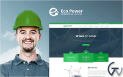 EcoPower - Alternative Power & Solar Energy WordPress Theme
