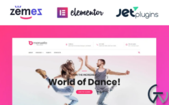 Emanuella - Dance School Responsive WordPress Theme