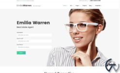 Emilia Warren - Real Estate WordPress Theme