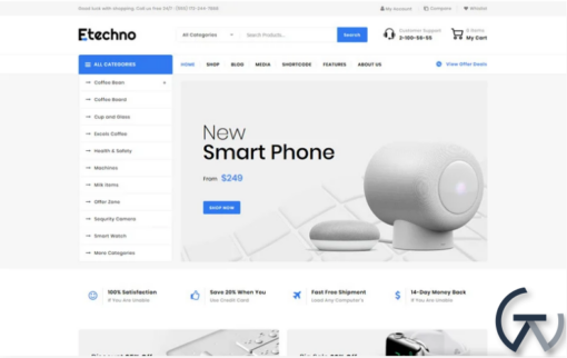 Etechno Multipurpose Store WooCommerce Theme